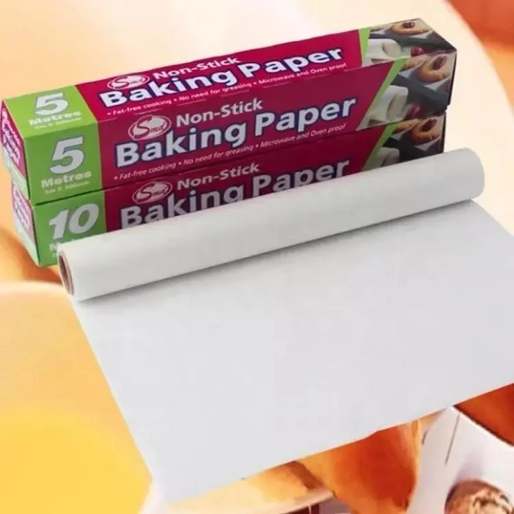 Custom Size Non-Stick Parchment Paper Sheets Disposable Grease Proof Baking Paper Roll