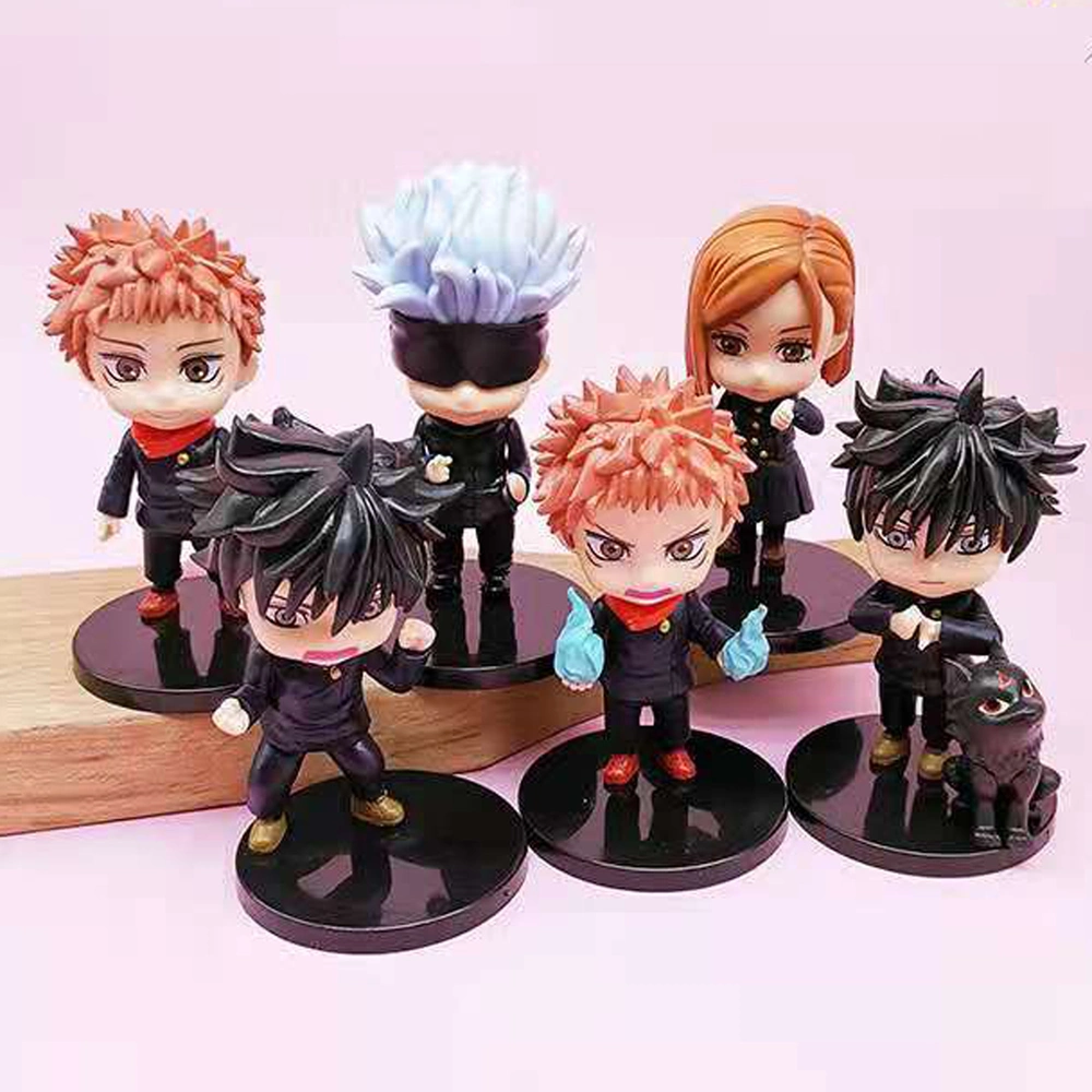 OEM/ODM Demon Slayer Action Figure Handwork Peripheral Animation Model Wholesale 3D Plastic Anime Figure Toys Cake Accessories Demon Slayer