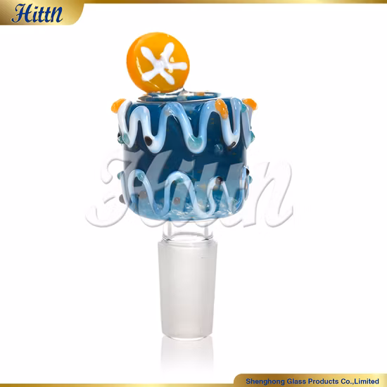 독특한 디자인 연기 가게 14mm 남성 공동 유리 그릇 케이크 유리 그릇 흡연 액세서리