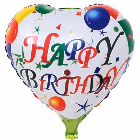 생일 축하 발렌타인 데이 선물 호일 풍선 파티 공급 업체 장식 세트